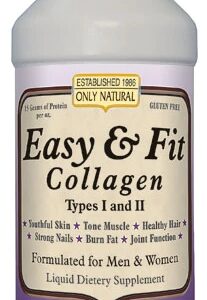 Colágeno Hidrolisado Only Natural Easy & Fit Tipo I e II Sabor Natural de Frutas Vermelhas - 473ml