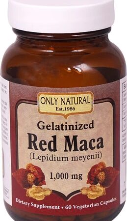 Comprar only natural gelatinized red maca -- 1000 mg - 60 vegetarian capsules preço no brasil energy herbs & botanicals maca suplementos em oferta suplemento importado loja 173 online promoção -