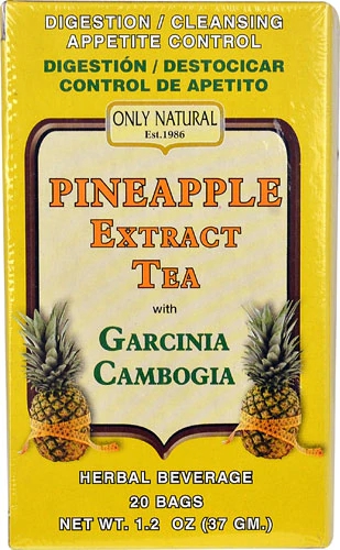 Only Natural Pineapple Extract Tea with Garcinia Cambogia -- 20 Tea Bags