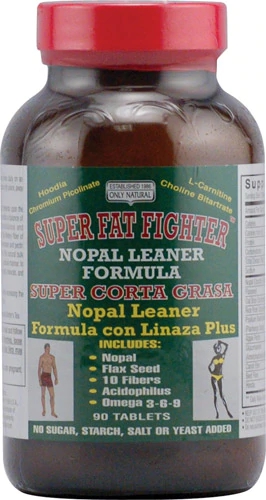 Only Natural Super Fat Fighter - 90 Comprimidos para Controle de Peso e Bem-Estar