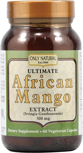 Only Natural Ultimate African Mango Extract -- 500 mg - 60 Vegetarian Capsules