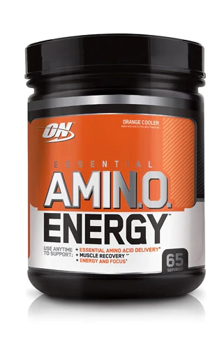 Optimum Nutrition Essential AMIN.O Energy Laranja Refrescante 65 Porções - Energia e Recuperação Muscular