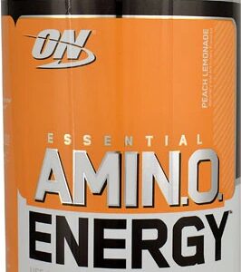 Optimum Nutrition Essential AMIN.O Energy Peach Lemonade - 30 Porções - Energia e Aminoácidos