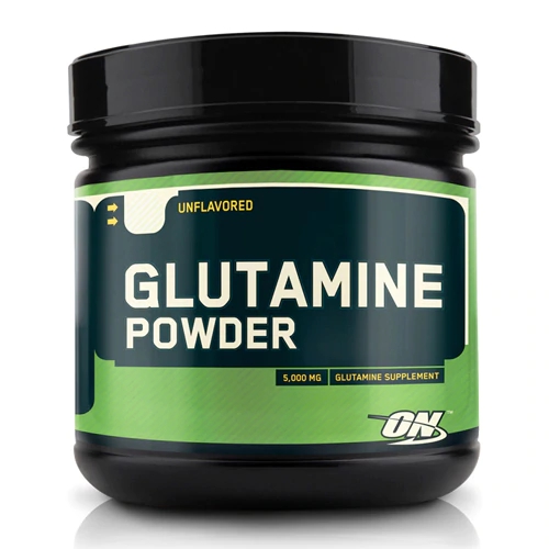 Optimum Nutrition Glutamine Powder Sem Sabor 600g - Recuperação Muscular