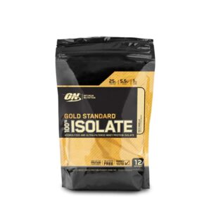 Whey Protein Isolado Optimum Nutrition Gold Standard Rich Vanilla 380g - Máxima Pureza e Sabor