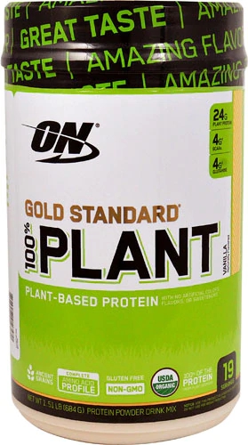 Optimum Nutrition Gold Standard 100% Plant Protein Baunilha - 19 Porções