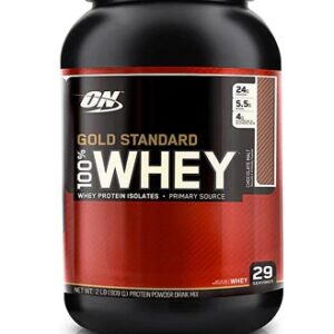 Optimum Nutrition Gold Standard 100% Whey Chocolate Malt 907g - Proteína Isolada e Concentrada
