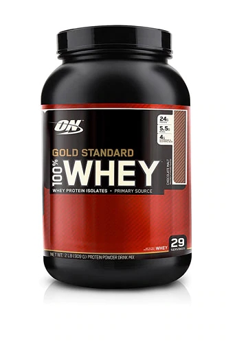 Optimum Nutrition Gold Standard 100% Whey Chocolate Malt 907g - Proteína Isolada e Concentrada