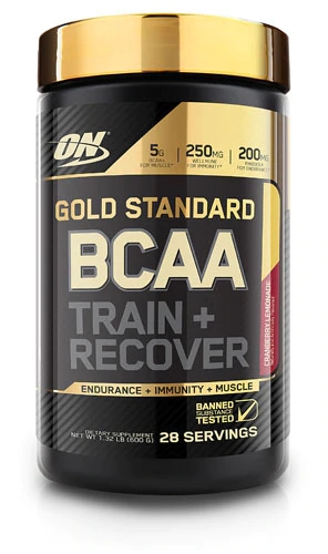 Optimum Nutrition Gold Standard BCAA Train + Recover Cranberry Lemonade - 28 Porções