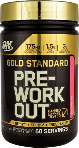 Optimum Nutrition Gold Standard Pre-Workout Melancia - 60 Doses - Energia e Performance Máxima