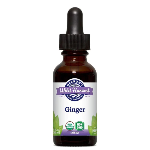 Extrato Orgânico de Gengibre Oregon's Wild Harvest - 30ml (1 fl oz)