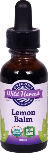 Extrato de Erva-Cidreira Orgânica Oregon's Wild Harvest Melissa Officinalis 30ml
