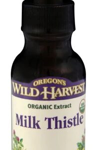 Oregon's Wild Harvest Cardo Mariano Orgânico 30ml: Suporte ao Fígado e Desintoxicação