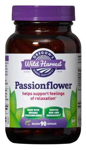 Oregon's Wild Harvest Passionflower -- 90 Gelatin Capsules