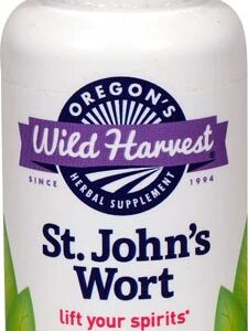 Oregon's Wild Harvest St. John's Wort Hebal Supplement -- 90 Vegetarian Capsules