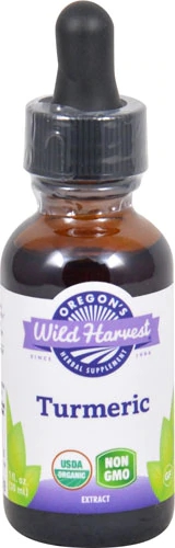 Oregon's Wild Harvest Cúrcuma Orgânica Líquida - 30ml