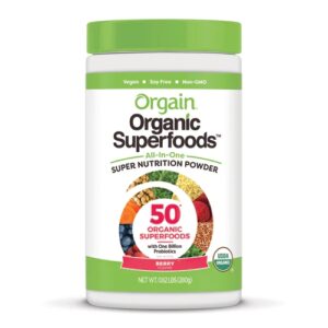 Comprar orgain organic superfoods™ all-in-one super nutrition powder berry -- 0. 62 lbs preço no brasil beverages food & beverages smoothies suplementos em oferta suplemento importado loja 27 online promoção -