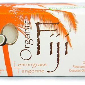 Sabonete Orgânico Fiji de Coco para Rosto e Corpo Lemongrass Tangerina 200g