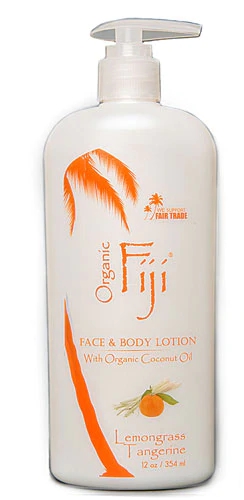 Loção Corporal Orgânica Fiji Capim Limão e Tangerina 355ml - Hidratação Profunda