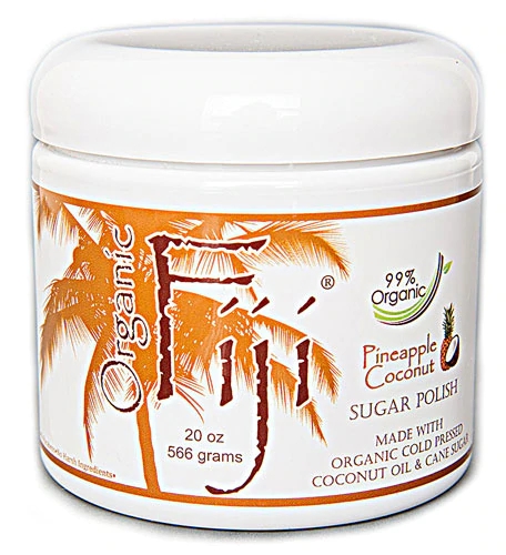 Esfoliante Corporal Orgânico Fiji Açúcar Abacaxi Coco 567g - Pele Radiante