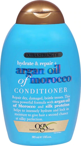 Condicionador Organix Extra Strength Argan Oil Hidratação e Reparação 385ml