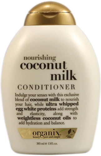 Condicionador Organix Coconut Milk Nutritivo 385ml - Hidratação Profunda