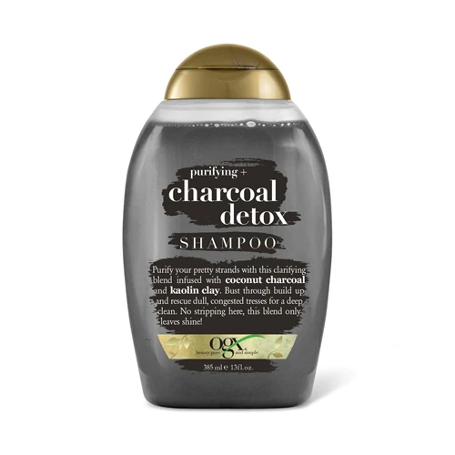 Shampoo Purificante Organix com Carvão Ativado Detox - 384ml