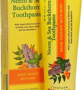 Comprar organix south theraneem® naturals neem & sea buckthorn toothpaste mint -- 4. 23 oz preço no brasil carb blockers diet products suplementos em oferta suplemento importado loja 109 online promoção -