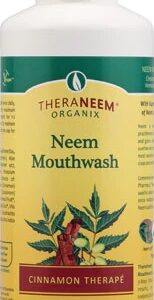 Enxaguante Bucal Organix South TheraNeem® com Canela e Neem 473ml - Higiene e Bem-Estar Natural