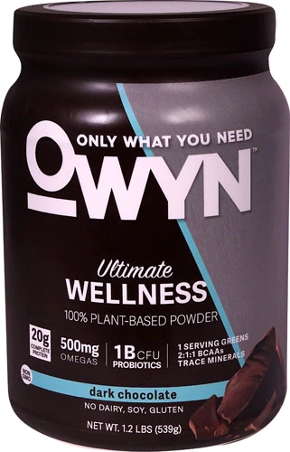 OWYN Plant Protein Dark Chocolate -- 1.2 lbs