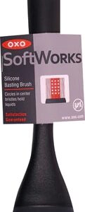 Pincel de Silicone OXO Soft Works para Barbear e Cozinhar - Design Ergonômico e Durável