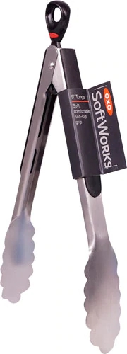 OXO Softworks Stainless Steel Locking Tongs, 9" -- 1 Unit