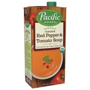 Pacific Foods Sopa Orgânica de Pimentão Vermelho Assado e Tomate sem Glúten 946ml