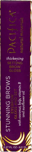 Pacifica Stunning Brows Gloss e Fixador para Sobrancelhas Golden Brown - 8ml (0.27 fl oz)