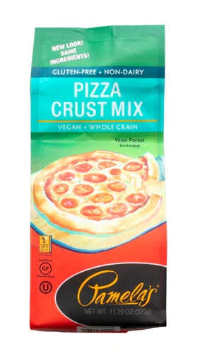 Pamela's Products Pizza Crust Dinner Rolls & Focacia Mix Gluten & Dairy Free -- 11.29 oz