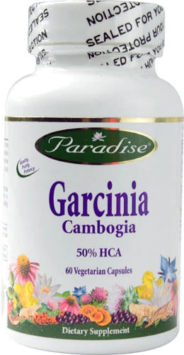 Paradise Herbs Garcinia Cambogia 60 Cápsulas Vegetarianas - Controle de Peso Natural