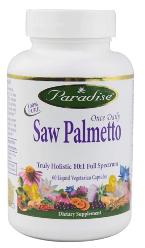 Saw Palmetto 320mg 60 Cápsulas Vegetarianas - Saúde Masculina Paradise Herbs