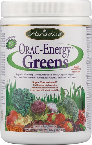 Paradise Herbs Orac Energy Greens -- 6.4 oz