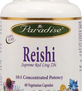 Paradise Herbs Reishi Supreme Red Ling Zhi -- 60 Vegetarian Capsules