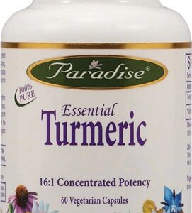Paradise Herbs Cúrcuma Orgânica - 60 Cápsulas Vegetarianas | Saúde e Bem-Estar