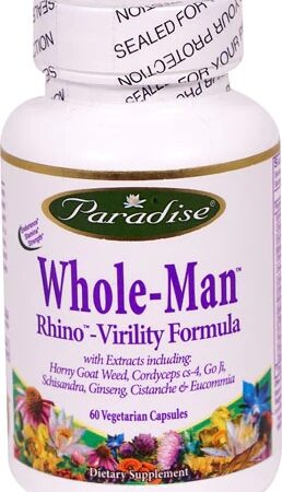 Comprar paradise herbs whole-man rhino™-virility formula -- 60 vegetarian capsules preço no brasil libido men's health sexual health suplementos em oferta vitamins & supplements suplemento importado loja 63 online promoção -