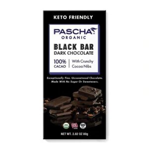 Comprar pascha organic black bar dark chocolate bar 100% cacao -- 2. 82 oz preço no brasil candy chocolate chocolate bars dark chocolate food & beverages suplementos em oferta suplemento importado loja 63 online promoção -