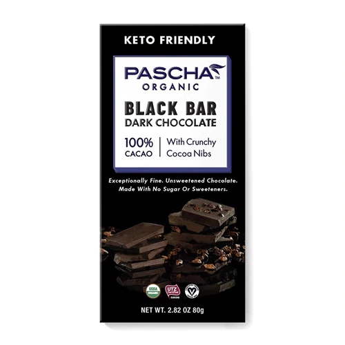 Barra de Chocolate Amargo 100% Cacau Pascha Orgânico 80g