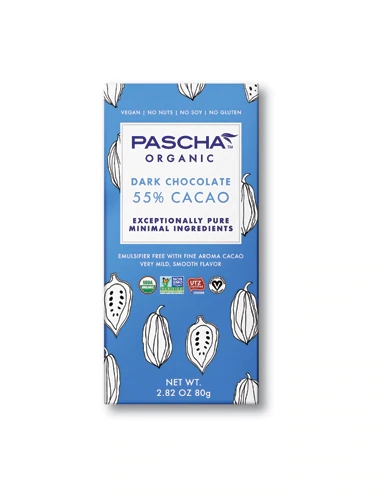 Chocolate Amargo Orgânico Pascha 55% Cacau - 80g