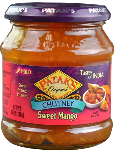 Patak's Original Chutney Doce de Manga 340g - O Toque Exótico para Seus Pratos