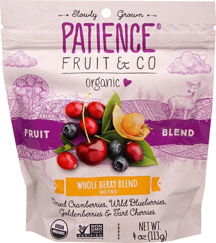 Patience Fruit & Co Blend Orgânico de Frutas Inteiras - Frutas Vermelhas 113g