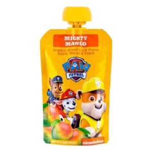Paw Patrol Organic Mixed Fruit Puree Squeeze Pouch Mighty Mango -- 10 Pack