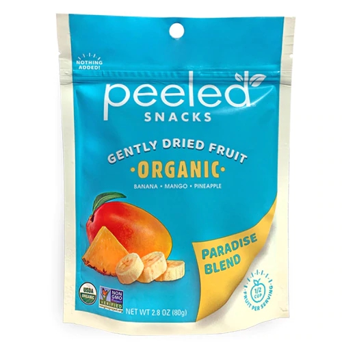 Peeled Snacks Frutas Secas Orgânicas Paradise Blend 80g - Sabor e Nutrição da Natureza!