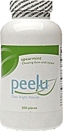 Chiclete Peelu Spearmint - 300 Unidades - Zero Açúcar e Calorias