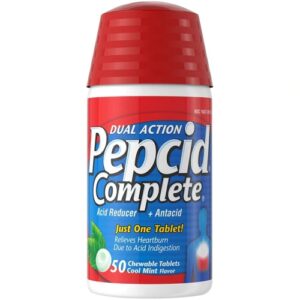Pepcid Complete Cool Mint -- 50 Chewable Tablets